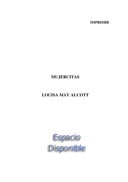 Portada de Mujercitas - Louisa May Alcott